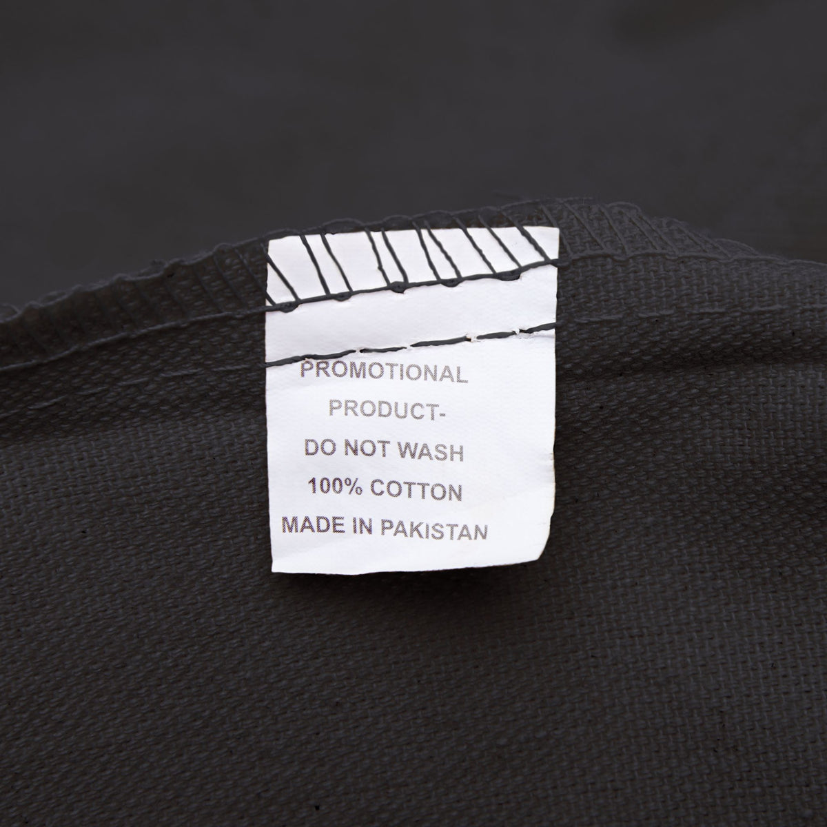 Enclave Milano Canvas Tote Bag — Minimalist Black Cotton Shopper