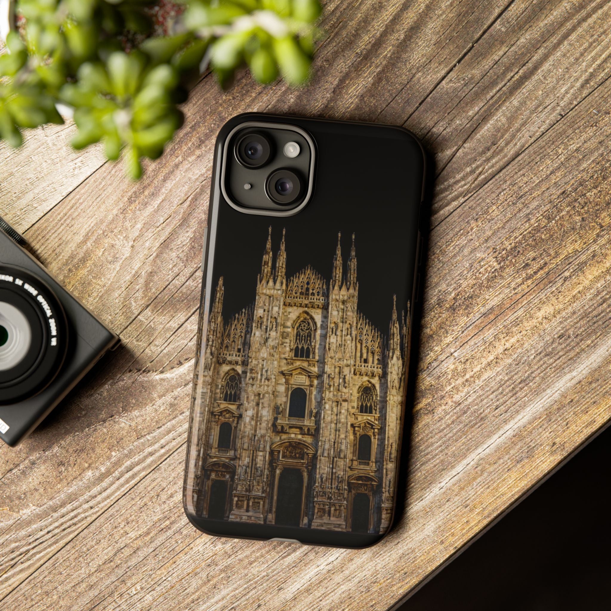 Duomo Cathedral Night Phone Case — Italian Landmark Protective Tough Case