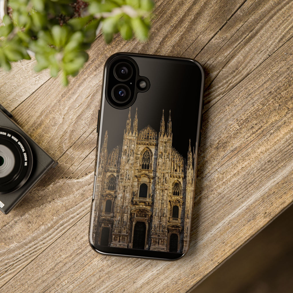 Duomo Cathedral Night Phone Case — Italian Landmark Protective Tough Case