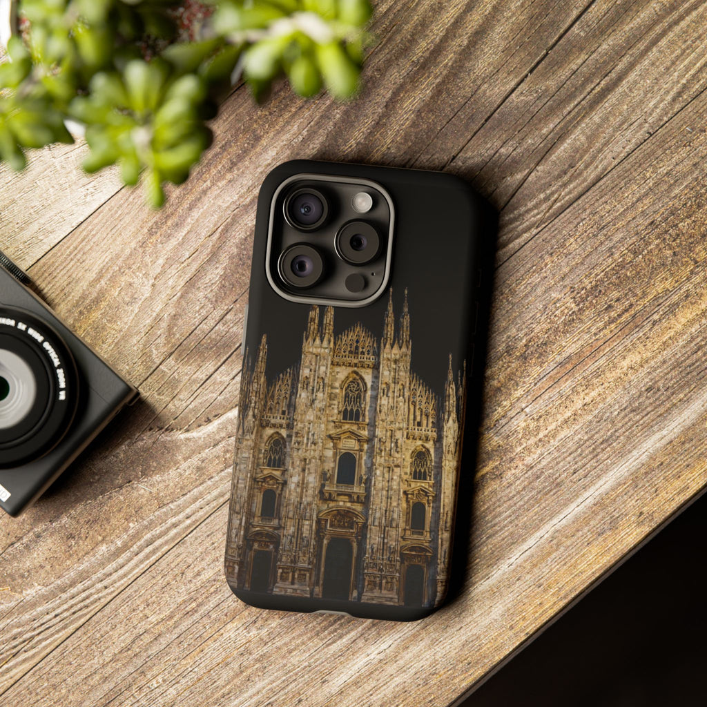 Duomo Cathedral Night Phone Case — Italian Landmark Protective Tough Case