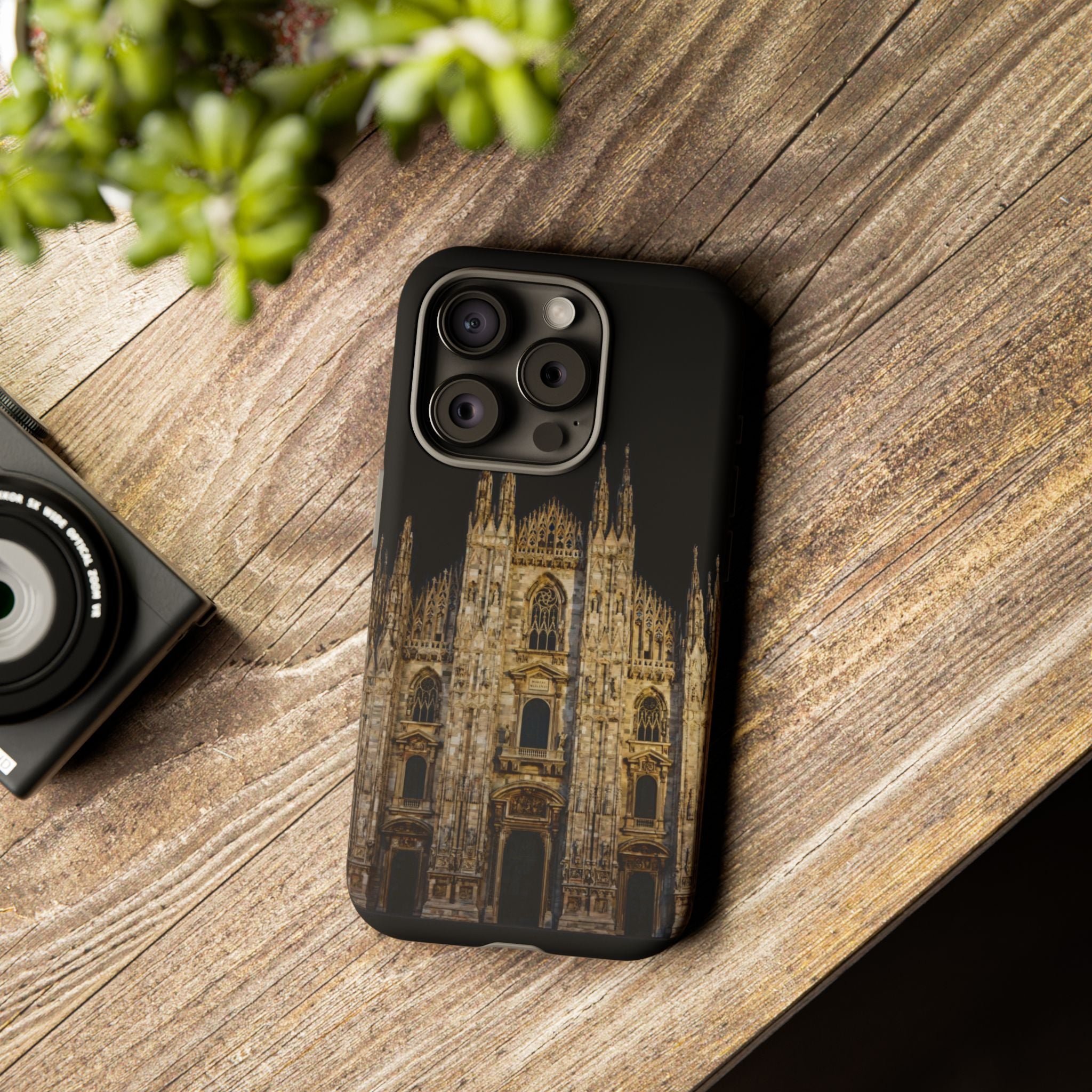 Duomo Cathedral Night Phone Case — Italian Landmark Protective Tough Case