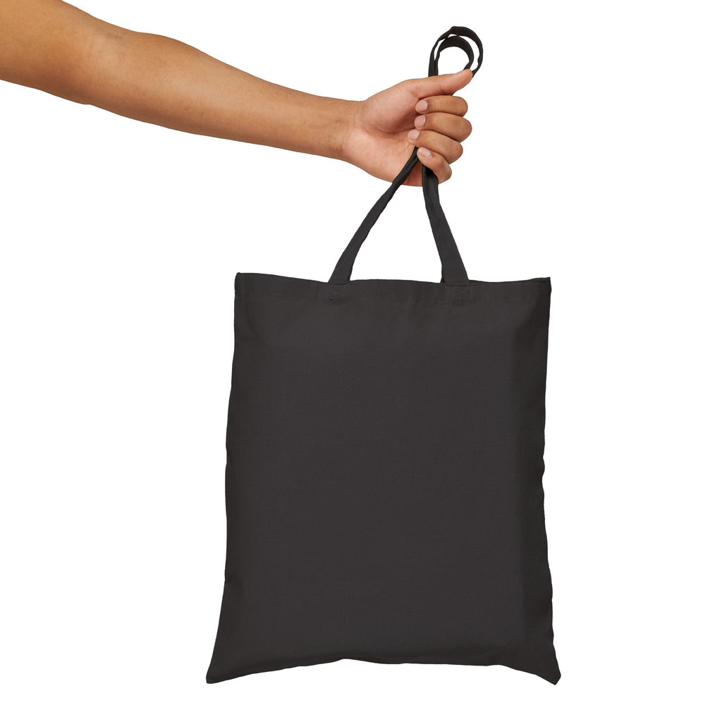 Enclave Milano Canvas Tote Bag — Minimalist Black Cotton Shopper