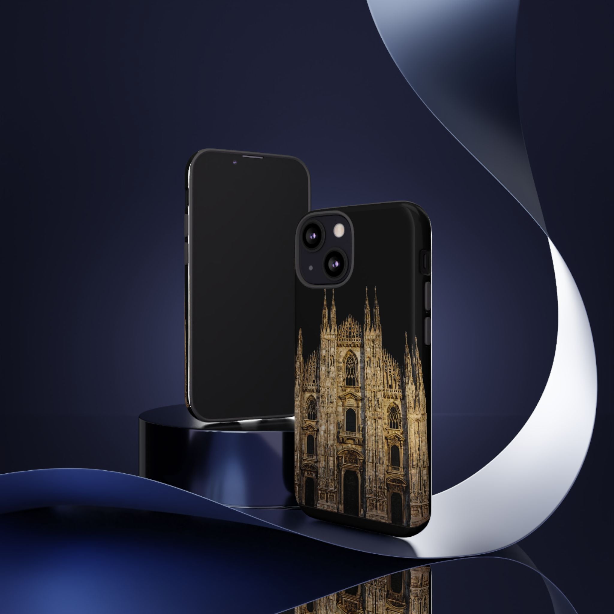 Duomo Cathedral Night Phone Case — Italian Landmark Protective Tough Case
