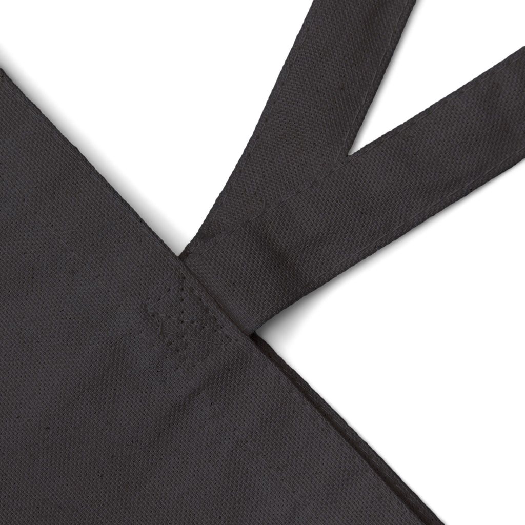 Enclave Milano Canvas Tote Bag — Minimalist Black Cotton Shopper