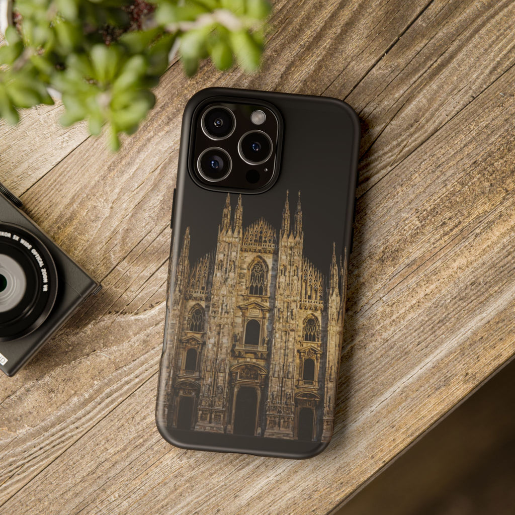 Duomo Cathedral Night Phone Case — Italian Landmark Protective Tough Case