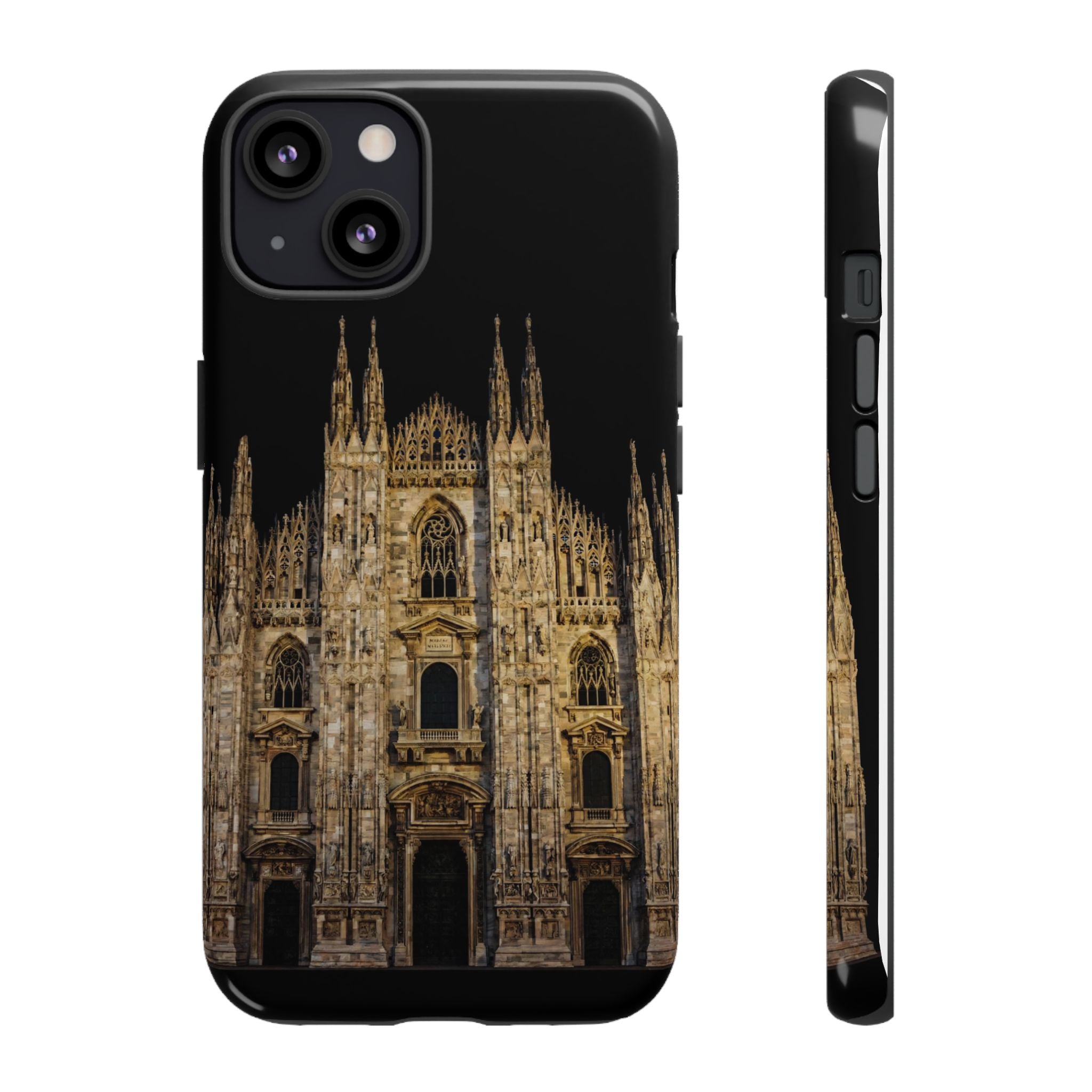 Duomo Cathedral Night Phone Case — Italian Landmark Protective Tough Case