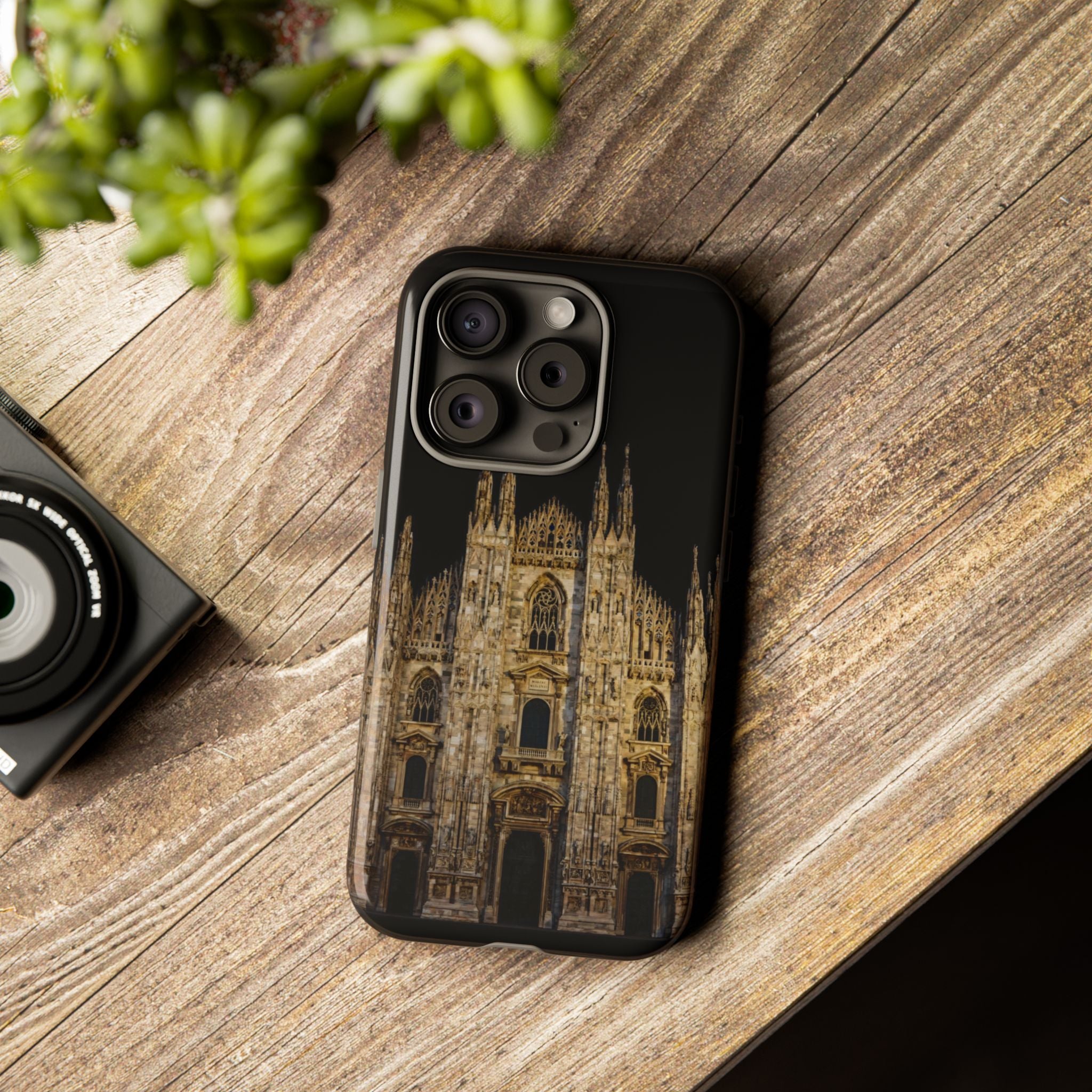 Duomo Cathedral Night Phone Case — Italian Landmark Protective Tough Case